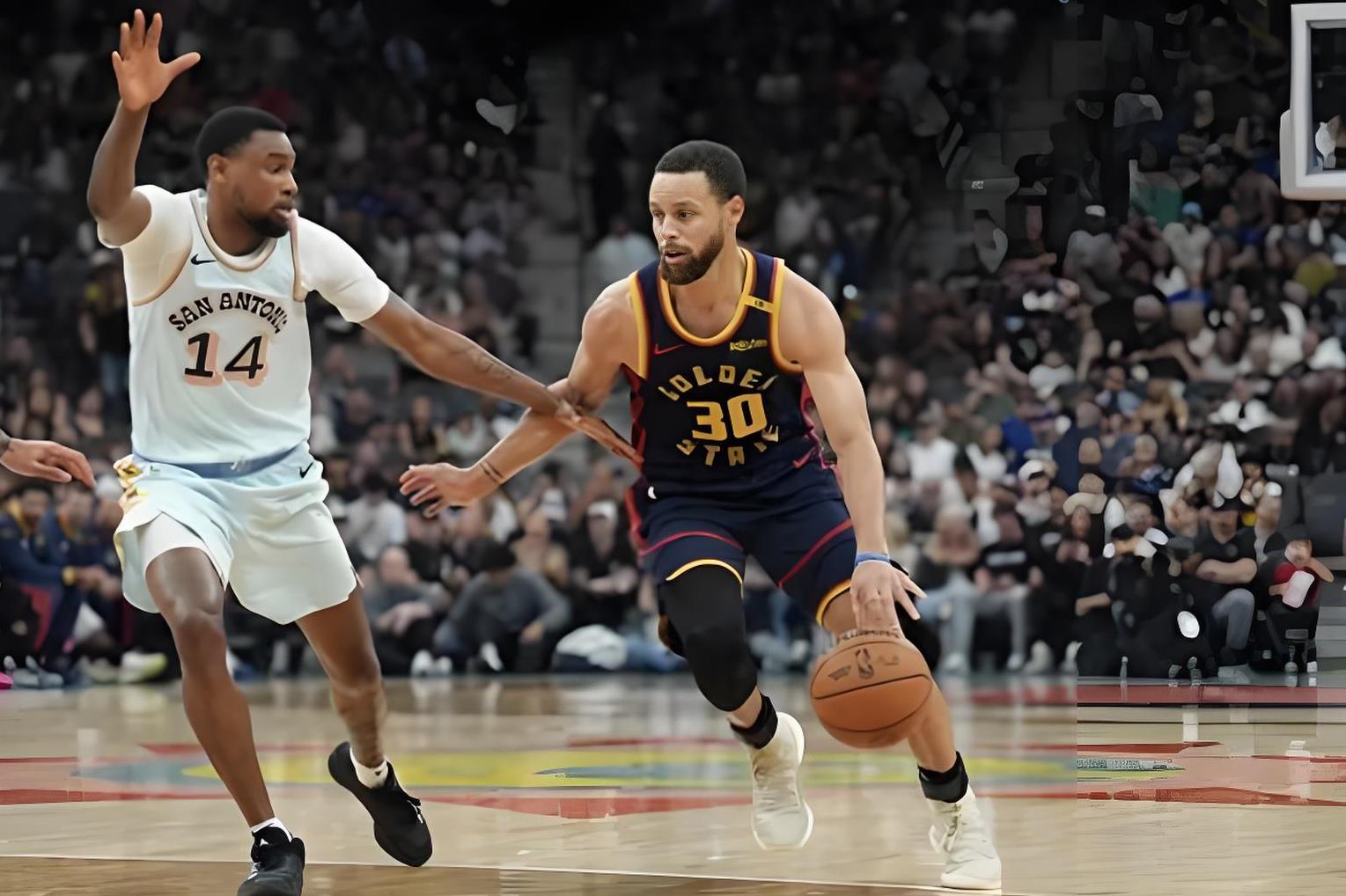 勇士再胜马刺,西部龙头地位毋庸置疑 勇士再胜马刺,西部龙头地位毋庸置疑